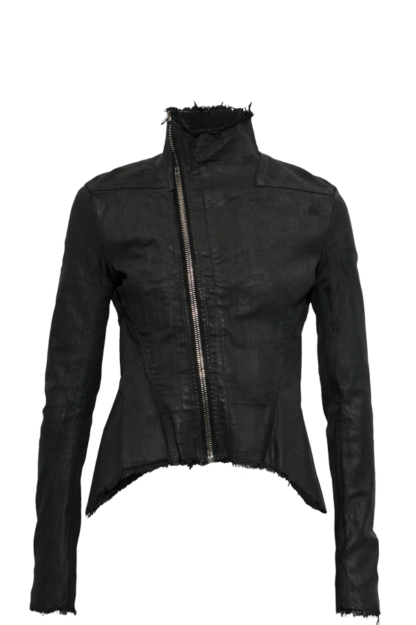 Asymmetrical cut jacket od Rick Owens DRKSHDW