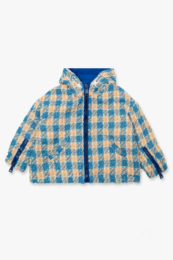 Hooded tweed jacket od Khrisjoy Kids
