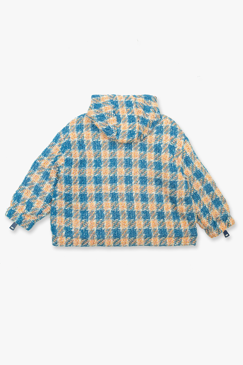 Khrisjoy Kids Hooded tweed sportswear jacket