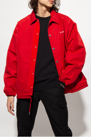 Khrisjoy Calvin Klein Lofty belted jacket AEV BLEACHED STONE