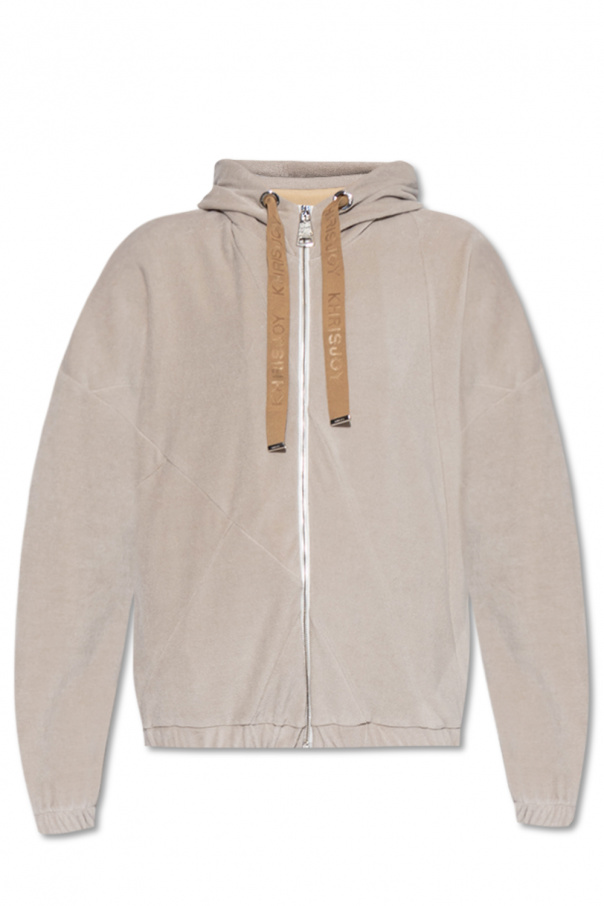 Khrisjoy Velour tech-stof hoodie