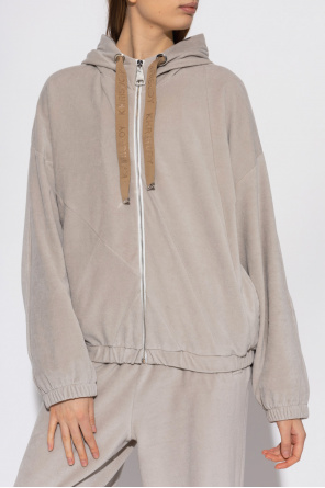 Khrisjoy Velour hooded hoodie