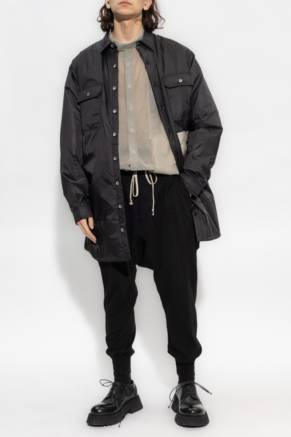 Rick Owens DRKSHDW Jacket with logo | Men's Clothing | Vitkac