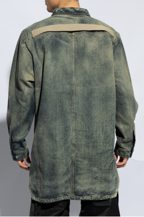 Rick Owens DRKSHDW ‘Jumbo’ oversized denim HOODED jacket