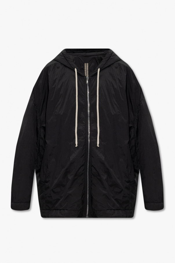 Strateas Carlucci Hybrid Splice cold-shoulder shirt Oversize puffer jacket