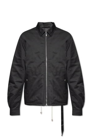 ‘zipfront’ jacket od Thunderbolt-print sweatshirt Grigio