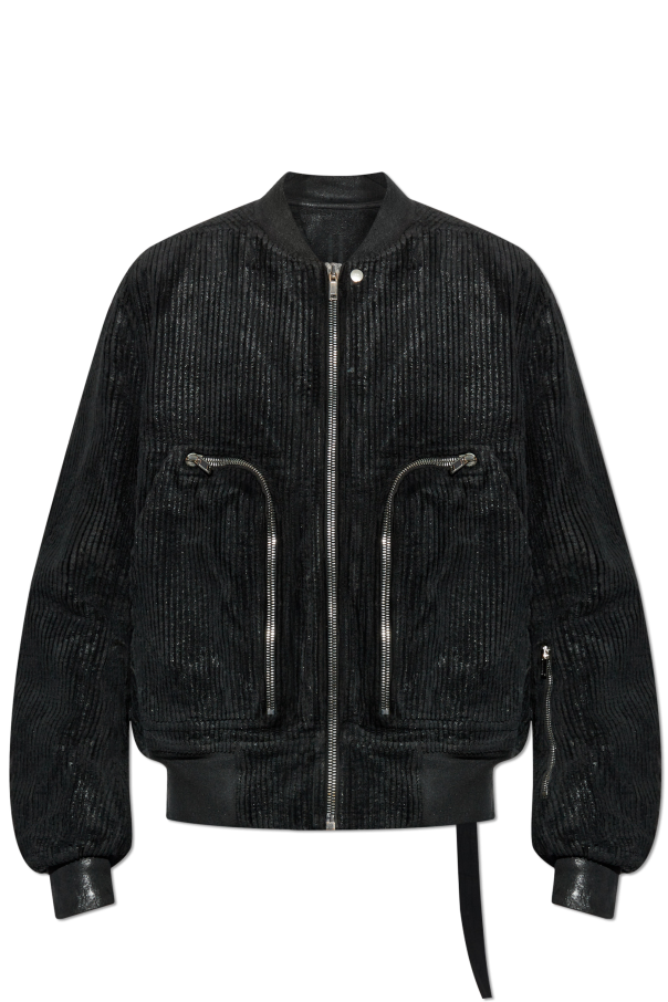 Rick Owens DRKSHDW Kurtka `Bauhaus Flight` typu `bomber`