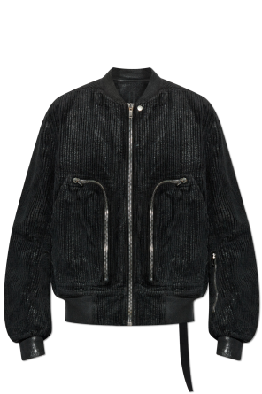 Kurtka `bauhaus flight` typu `bomber` od Rick Owens DRKSHDW