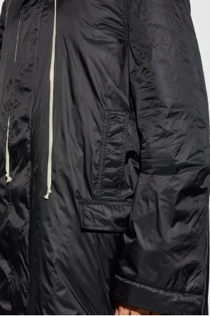 Rick Owens DRKSHDW Kurtka `Fishtail` typu `oversize`