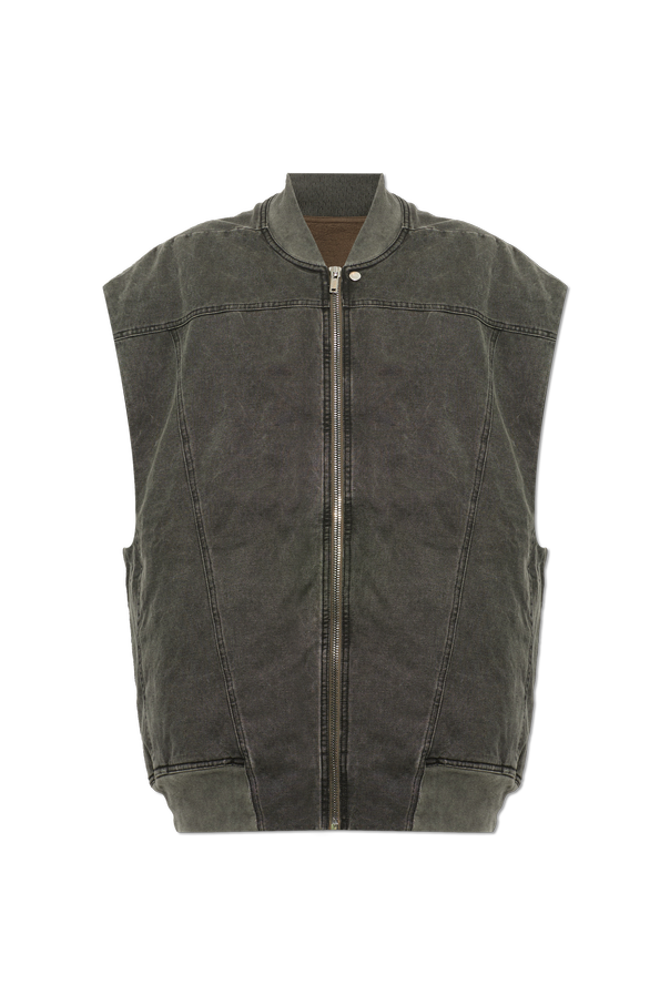 Oversized Denim Vest od Rick Owens DRKSHDW