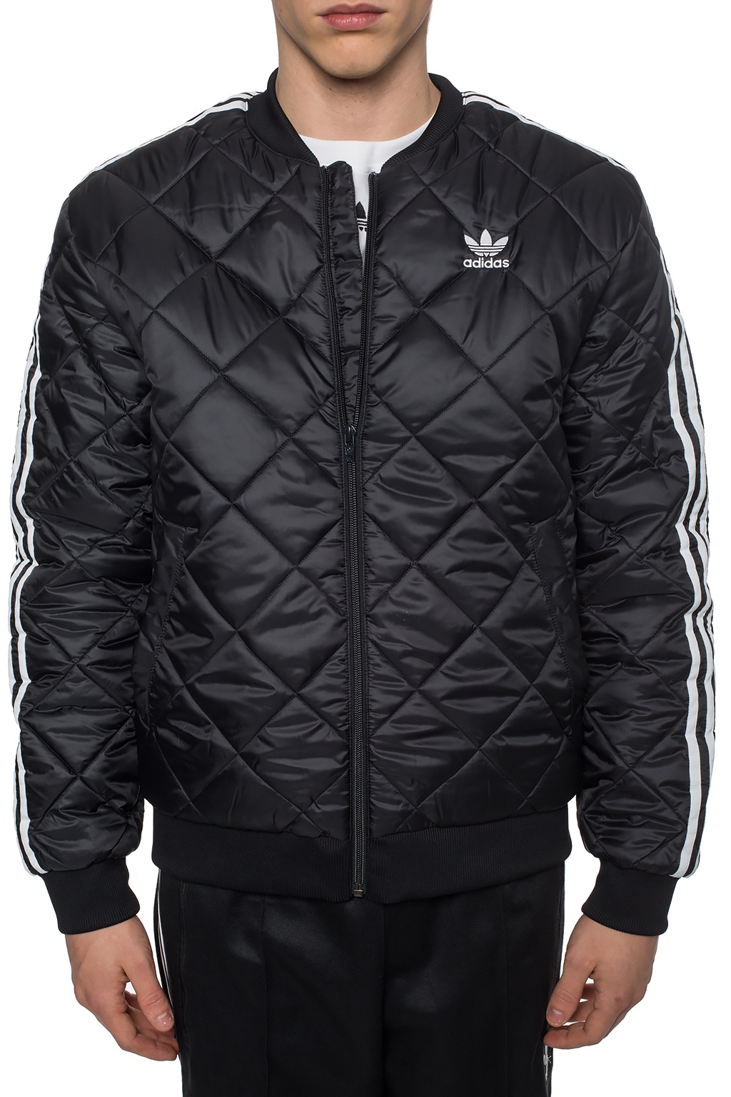 adidas quilted bomber