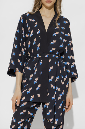 Felpa Con Cerniera Lampo Sportswear Repeat ‘Iseppa’ patterned kimono