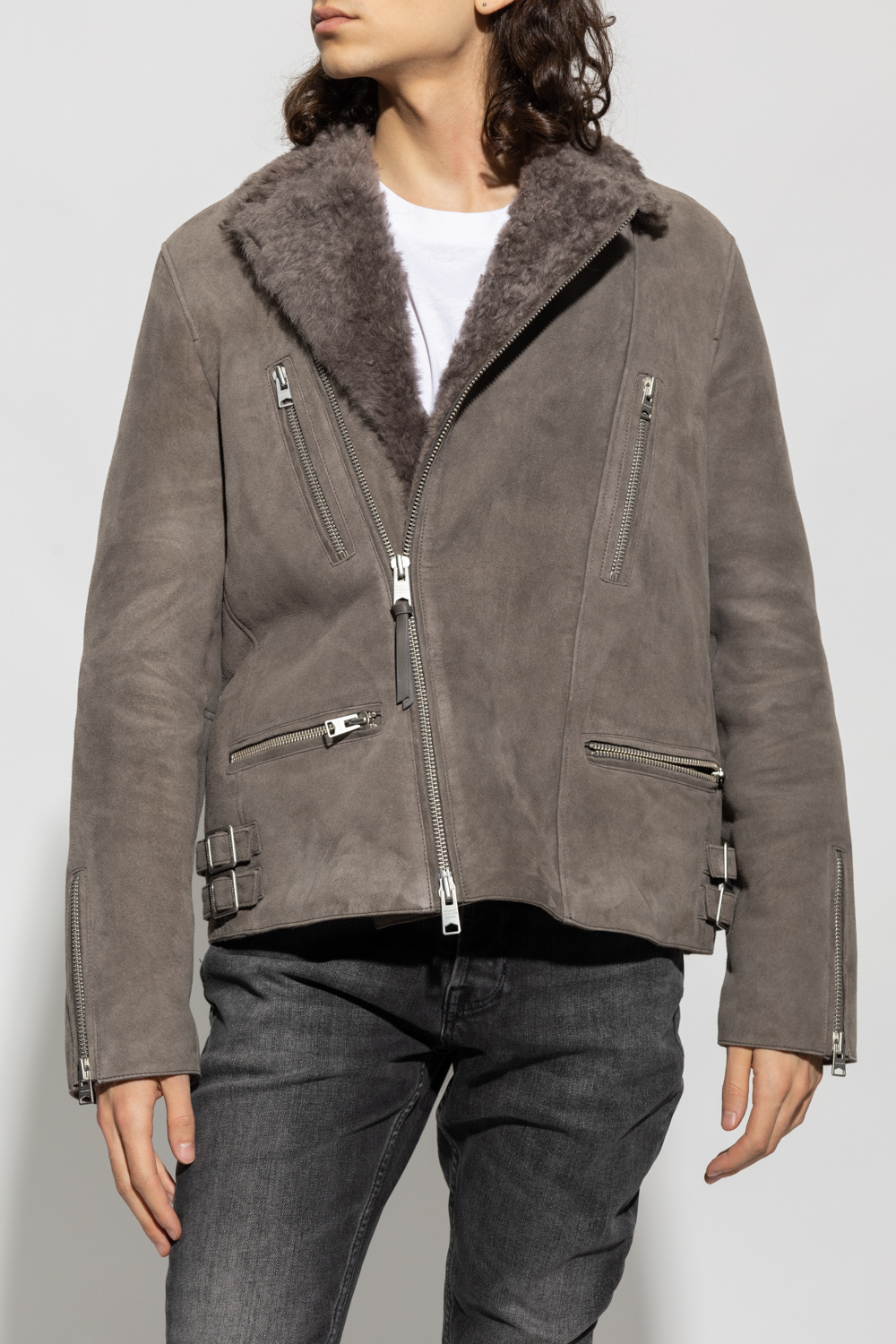 AllSaints ‘Dylan’ shearling jacket | Men's Clothing | Vitkac