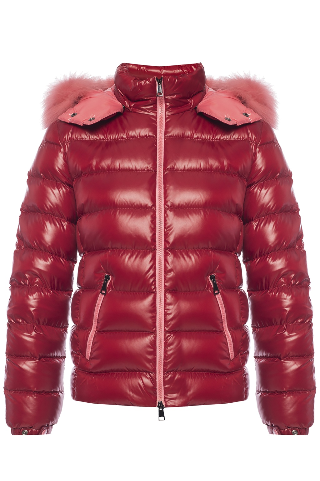 Red ‘Badyfur’ quilted down jacket Moncler - Vitkac GB