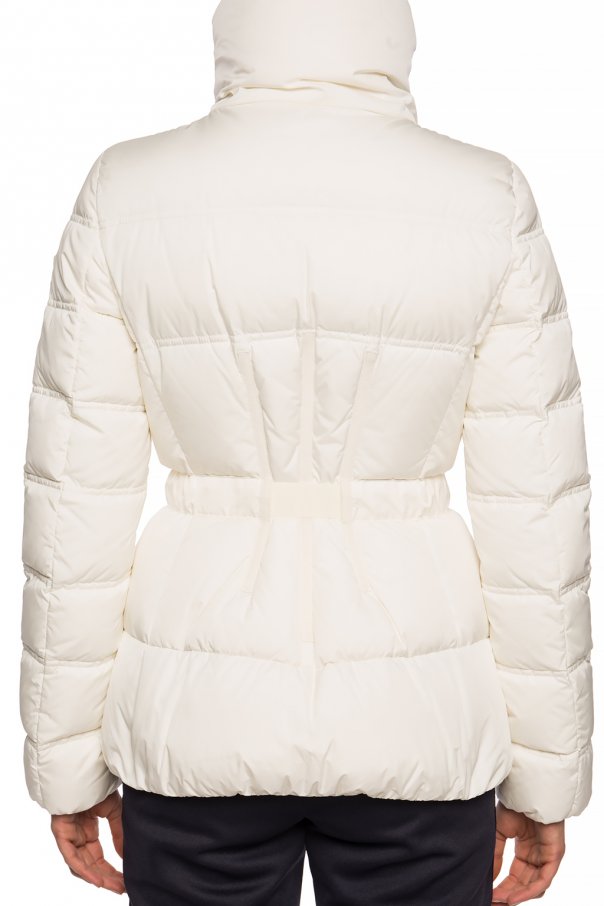 moncler alouette belted puffer jacket