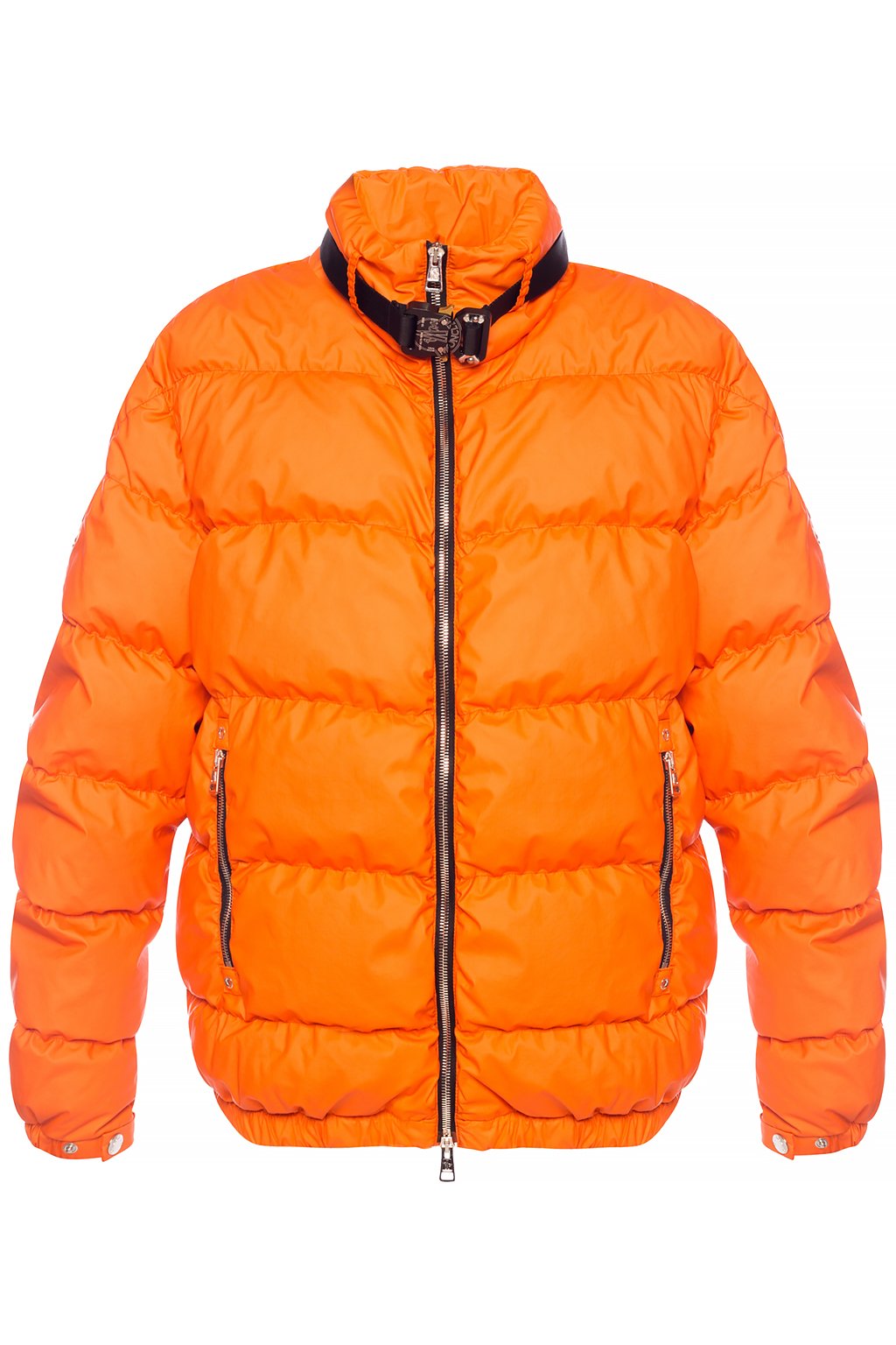 orange moncler jacket