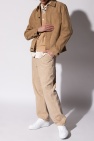 Ami Alexandre Mattiussi beige Suede jacket