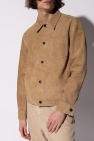 Ami Alexandre Mattiussi beige Suede jacket