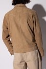 Ami Alexandre Mattiussi beige Suede jacket