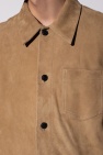 Ami Alexandre Mattiussi beige Suede jacket
