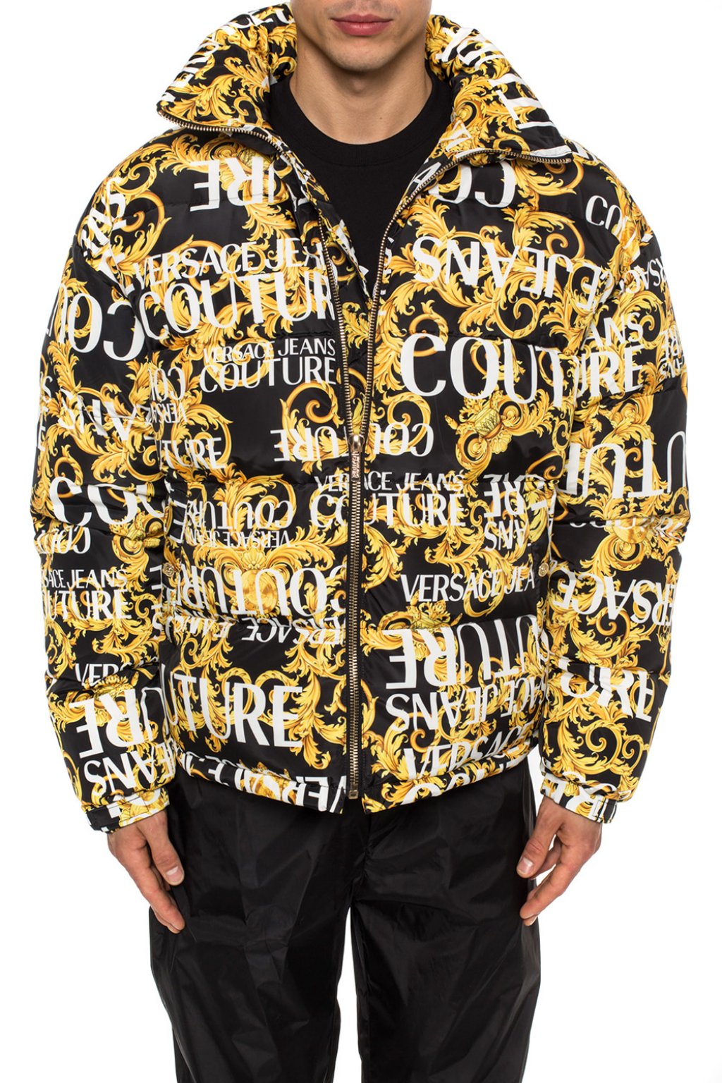 Brun Ruin Modernisering Patterned down jacket Versace Jeans Couture - Vitkac US