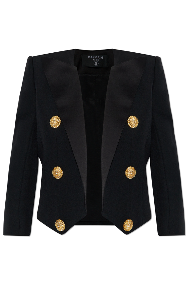 Blazer with satin lapels, zdjęcie 1 Blazer with satin lapels od Balmain