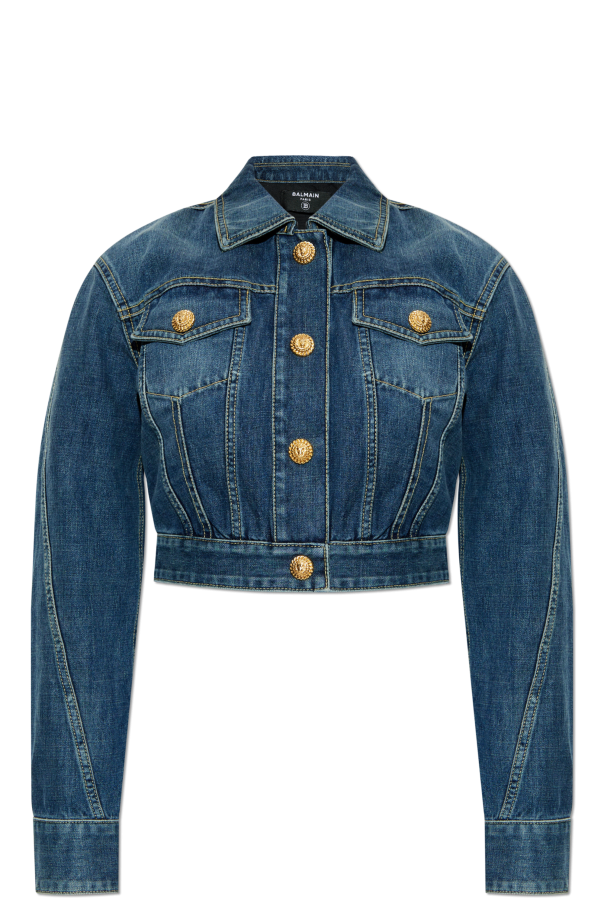 Balmain Kurze Jeansjacke