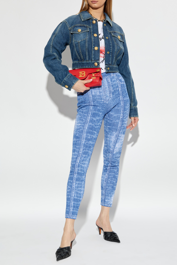 Balmain Kurze Jeansjacke