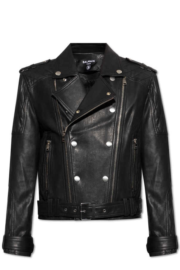 Leather jacket, zdjęcie 1 Leather jacket od Balmain