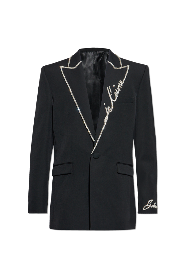 Wool blazer with appliqués, zdjęcie 1 Wool blazer with appliqués od Balmain