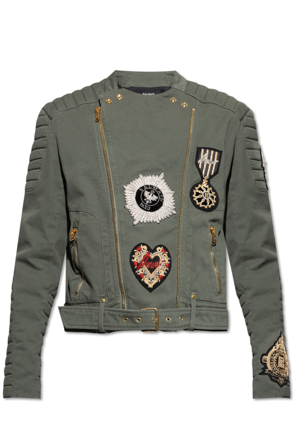 Jacket with shimmering appliqués, zdjęcie 1 Jacket with shimmering appliqués od Balmain