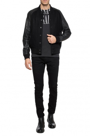 'elton' ribbed hem jacket od AllSaints