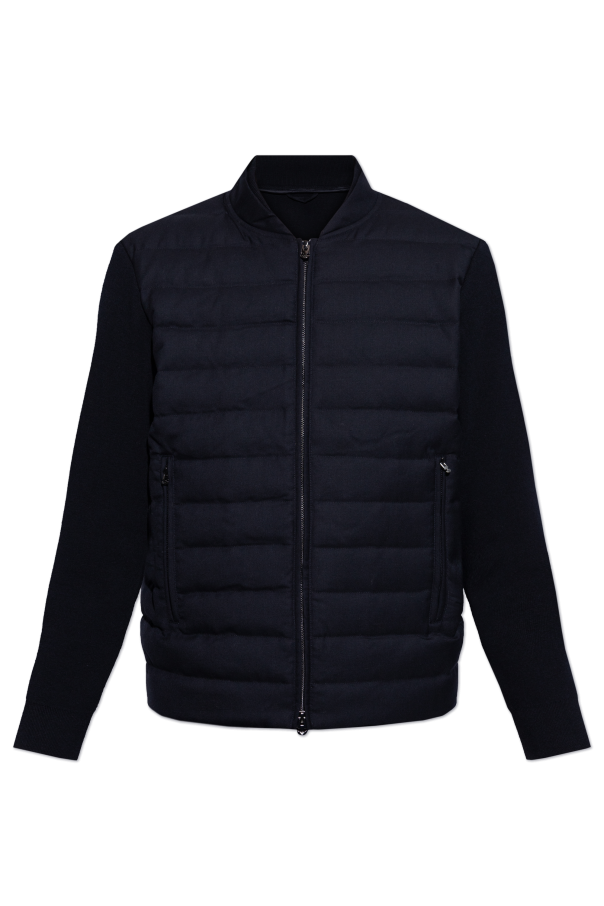 Emporio Armani Cardigan with quilted front