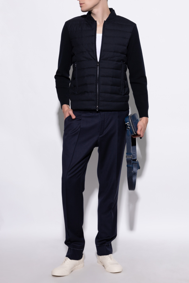 Emporio Armani Cardigan with quilted front