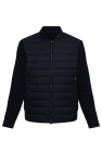 Emporio Armani NAVY BLUE Cardigan with quilted front