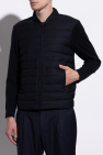 Emporio Armani NAVY BLUE Cardigan with quilted front