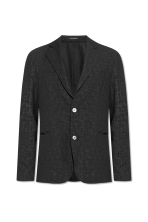 Blazer with open lapels