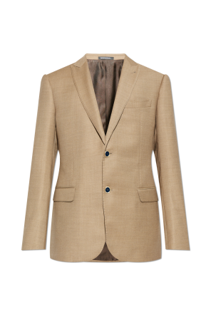 Blazer with closed lapels