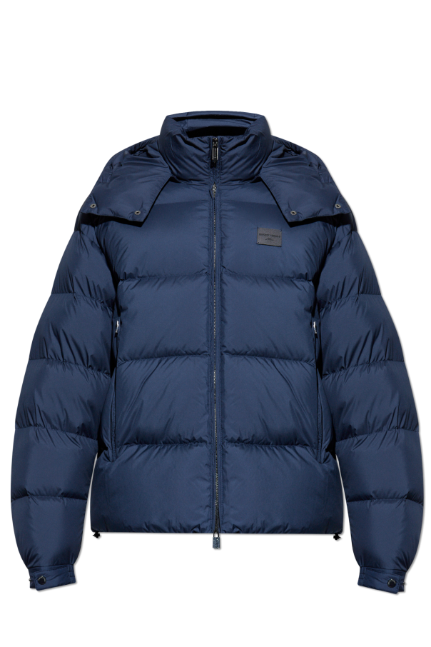 Down jacket with detachable hood od Emporio Armani