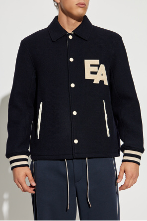 Emporio Armani Wool jacket with logo