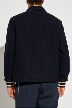 Emporio Armani Wool jacket with logo