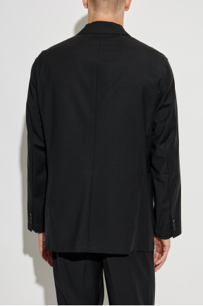 Emporio Armani Wool blazer with notch lapels