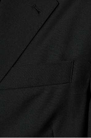 Emporio Armani Wool blazer with notch lapels