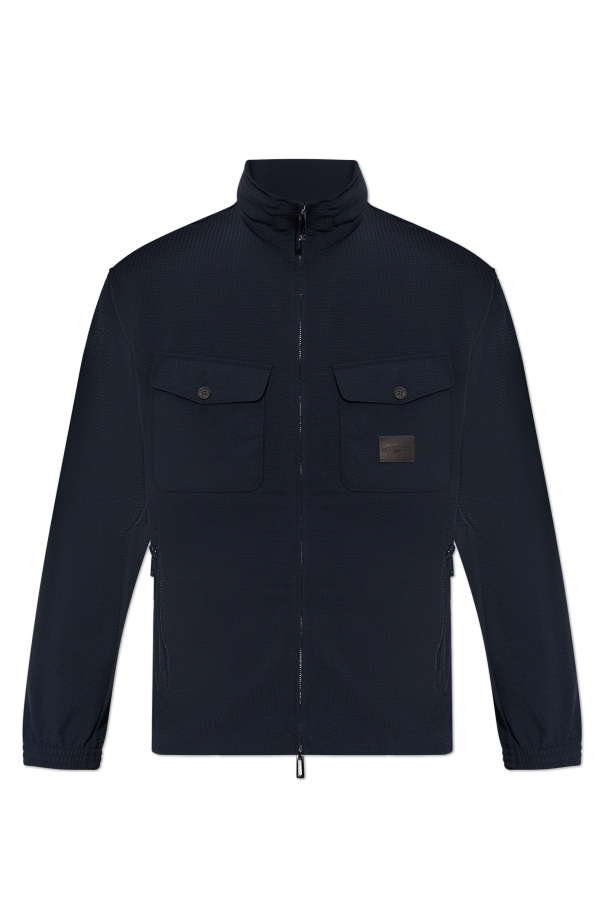 Jacket with logo patch od Emporio Armani