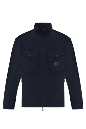 Jacket with logo patch od Emporio Armani