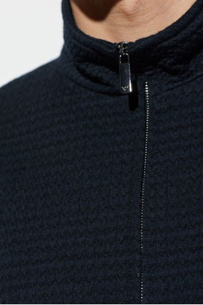 Emporio Armani Sweatshirt with stand-up collar