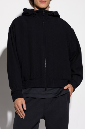 Emporio Armani Wolljacke mit Fischgrätmuster