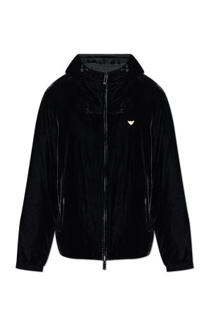 Reversible hooded jacket