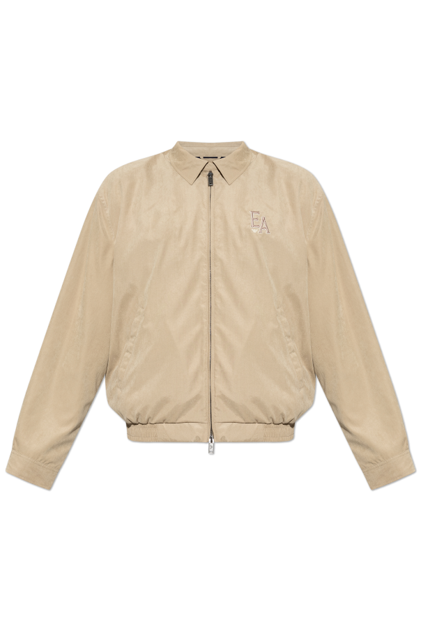 Jacket with embroidered logo od Emporio Armani