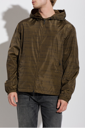 Emporio Armani Dwustronna kurtka z kapturem